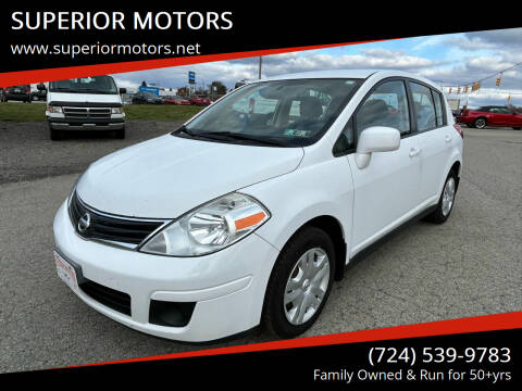 2011 Nissan Versa for sale at SUPERIOR MOTORS in Latrobe PA