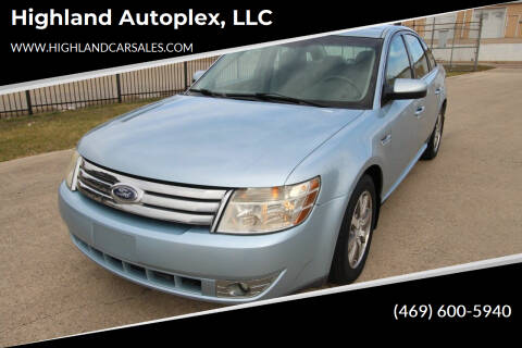 2008 Ford Taurus for sale at Highland Autoplex, LLC in Dallas TX