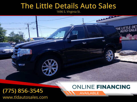 2016 Ford Expedition for sale at The Little Details Auto Sales in Reno NV