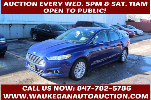 2013 Ford Fusion Hybrid for sale at Waukegan Auto Auction in Waukegan IL