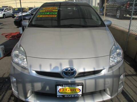 2010 Toyota Prius for sale at El Guero Auto Sale in Hawthorne CA