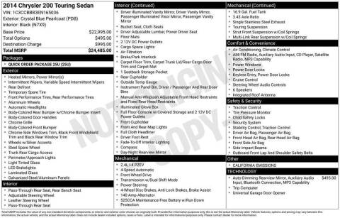 2014 Chrysler 200 Touring