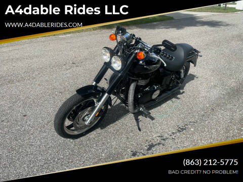 2010 Triumph MC for sale at A4dable Rides LLC in Haines City FL