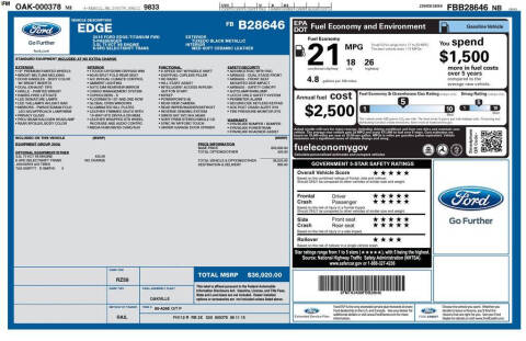 2015 Ford Edge Titanium