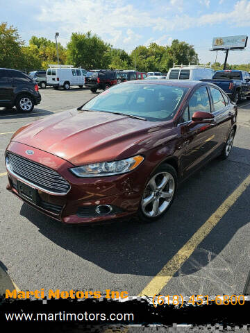 2015 Ford Fusion for sale at Marti Motors Inc in Madison IL