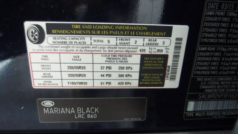 2015 Land Rover Range Rover Sport