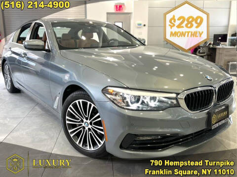 2018 BMW 5 Series for sale at LUXURY MOTOR CLUB in Franklin Square NY