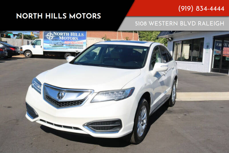 2018 Acura RDX for sale at NORTH HILLS MOTORS in Raleigh NC