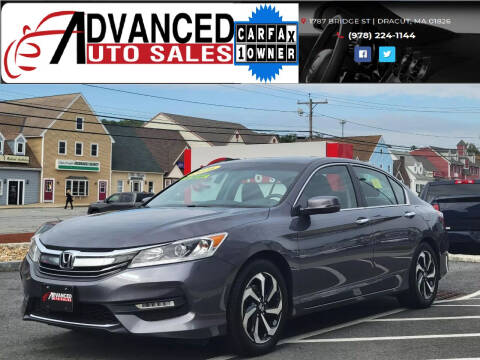 2016 Honda Accord for sale at Advanced Auto Sales in Dracut MA
