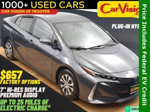 2017 Toyota Prius Prime for sale at Car Vision of Trooper in Norristown PA