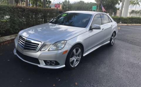 2010 Mercedes-Benz E-Class for sale at CarMart of Broward in Lauderdale Lakes FL