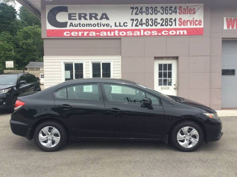 2013 Honda Civic for sale at Cerra Automotive LLC in Greensburg PA