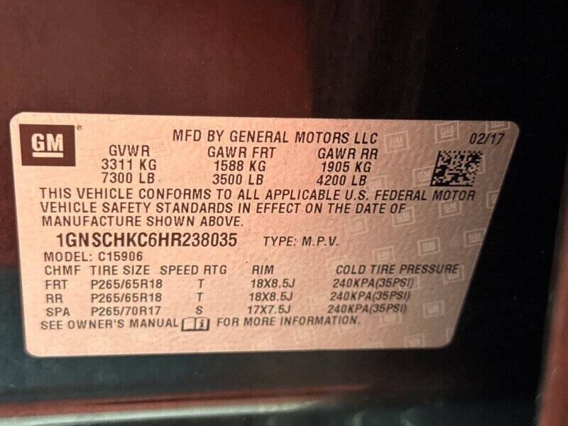 2017 Chevrolet Suburban LT