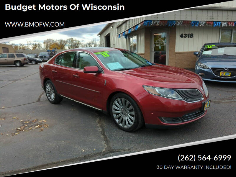 2013 Lincoln MKS for sale at Budget Motors of Wisconsin in Racine WI