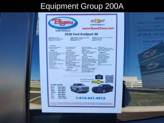 2020 Ford EcoSport SE