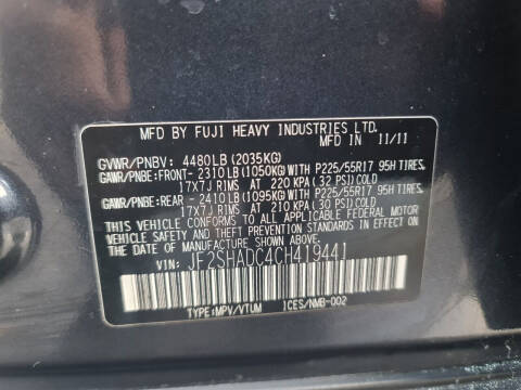 2012 Subaru Forester 2.5X Premium