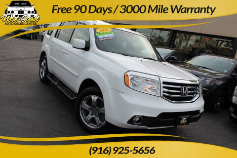 2013 Honda Pilot for sale at West Coast Auto Sales Center in Sacramento CA