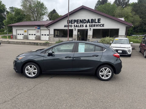 2017 Chevrolet Cruze for sale at Dependable Auto Sales and Service in Binghamton NY