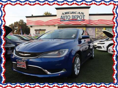 2015 Chrysler 200 for sale at American Auto Depot in Modesto CA