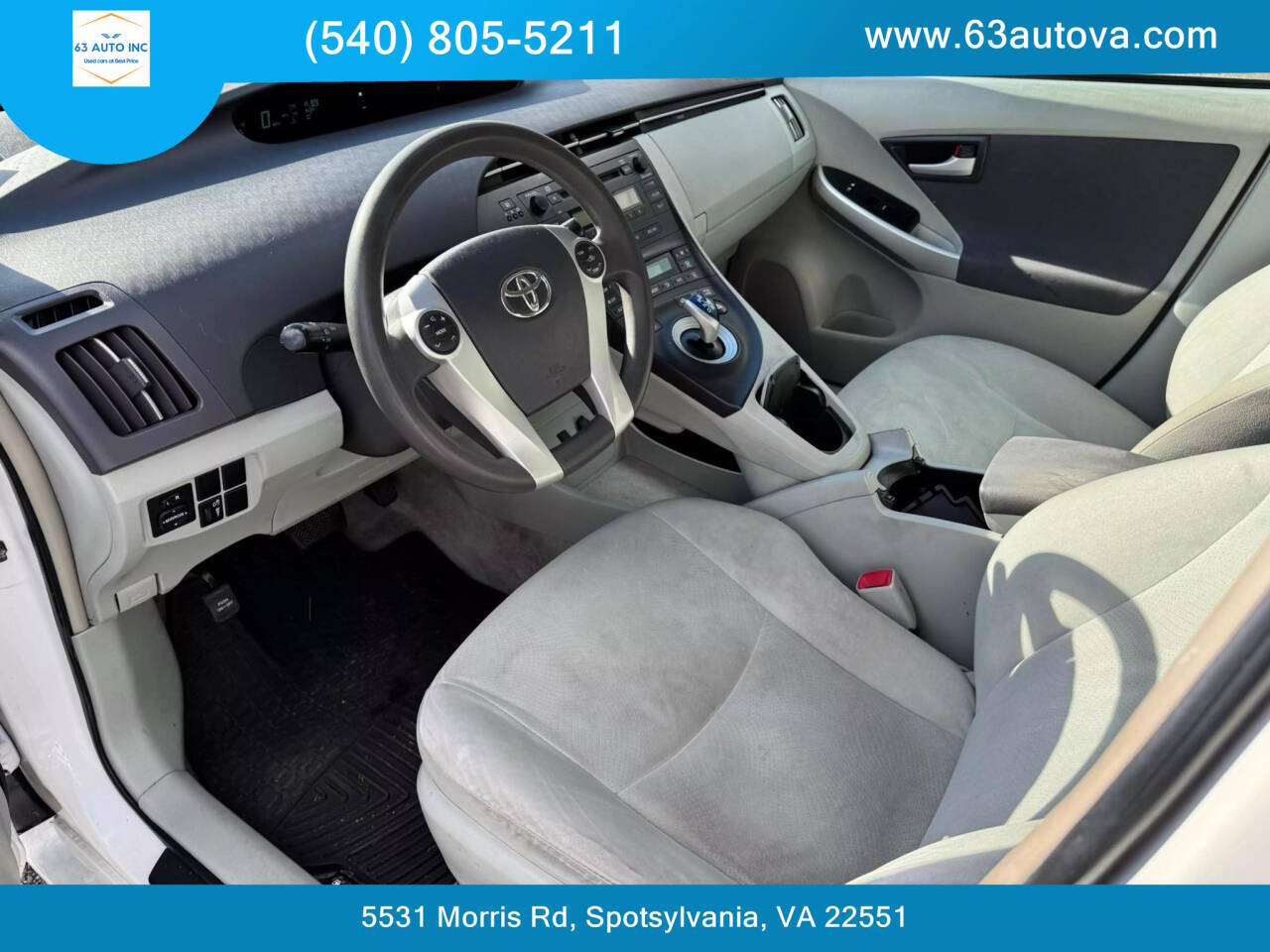 2010 Toyota Prius for sale at 63 Auto Inc in Spotsylvania, VA