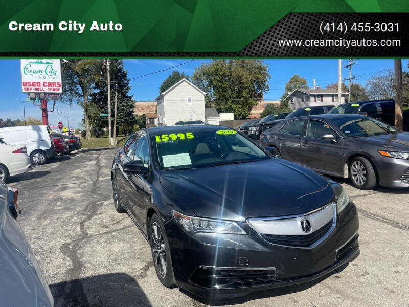 2016 Acura TLX for sale at Cream City Auto in Milwaukee WI