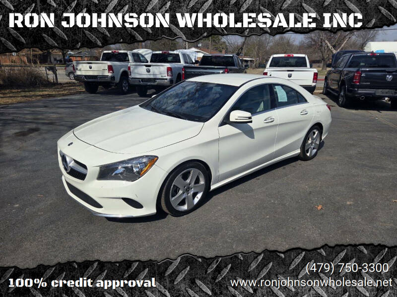 2018 Mercedes-Benz CLA for sale at RON JOHNSON WHOLESALE INC in Springdale AR