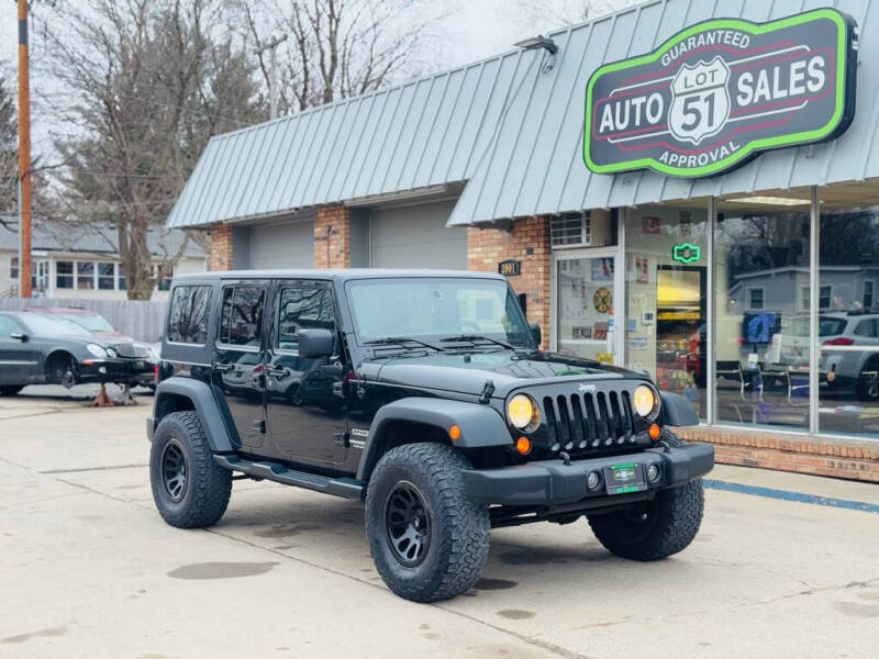 2013 Jeep Wrangler Unlimited for sale at LOT 51 AUTO SALES in Madison WI