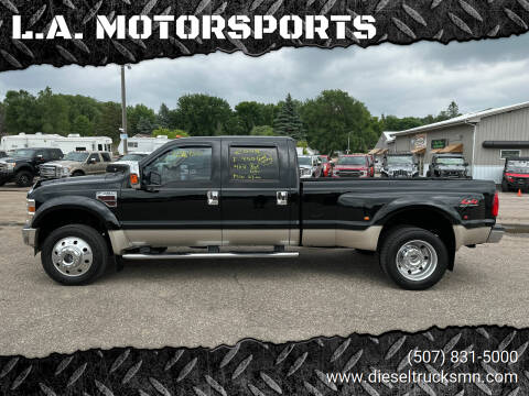 2008 Ford F-450 Super Duty for sale at L.A. MOTORSPORTS in Windom MN
