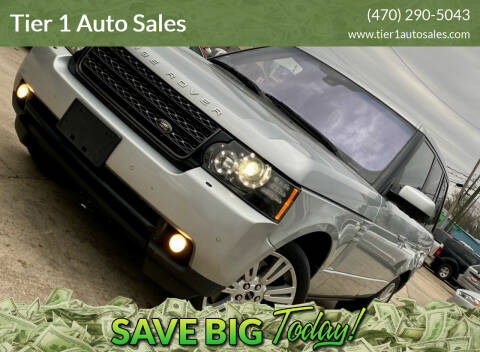 2012 Land Rover Range Rover for sale at Tier 1 Auto Sales in Gainesville GA