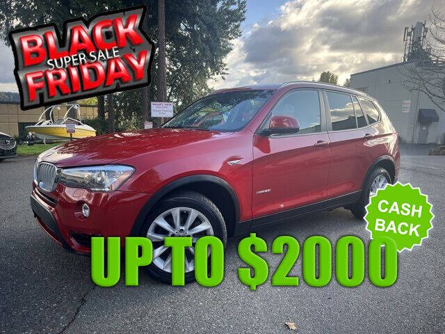 2016 BMW X3 for sale at Mudarri Motorsports in Kirkland WA