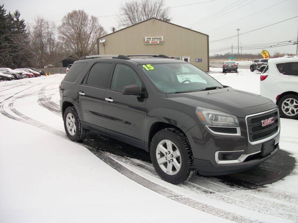 Black 2015 GMC Acadia SLE-2 SLE-2 4dr SUV 2
