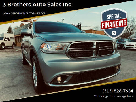 2014 Dodge Durango for sale at 3 Brothers Auto Sales Inc in Detroit MI