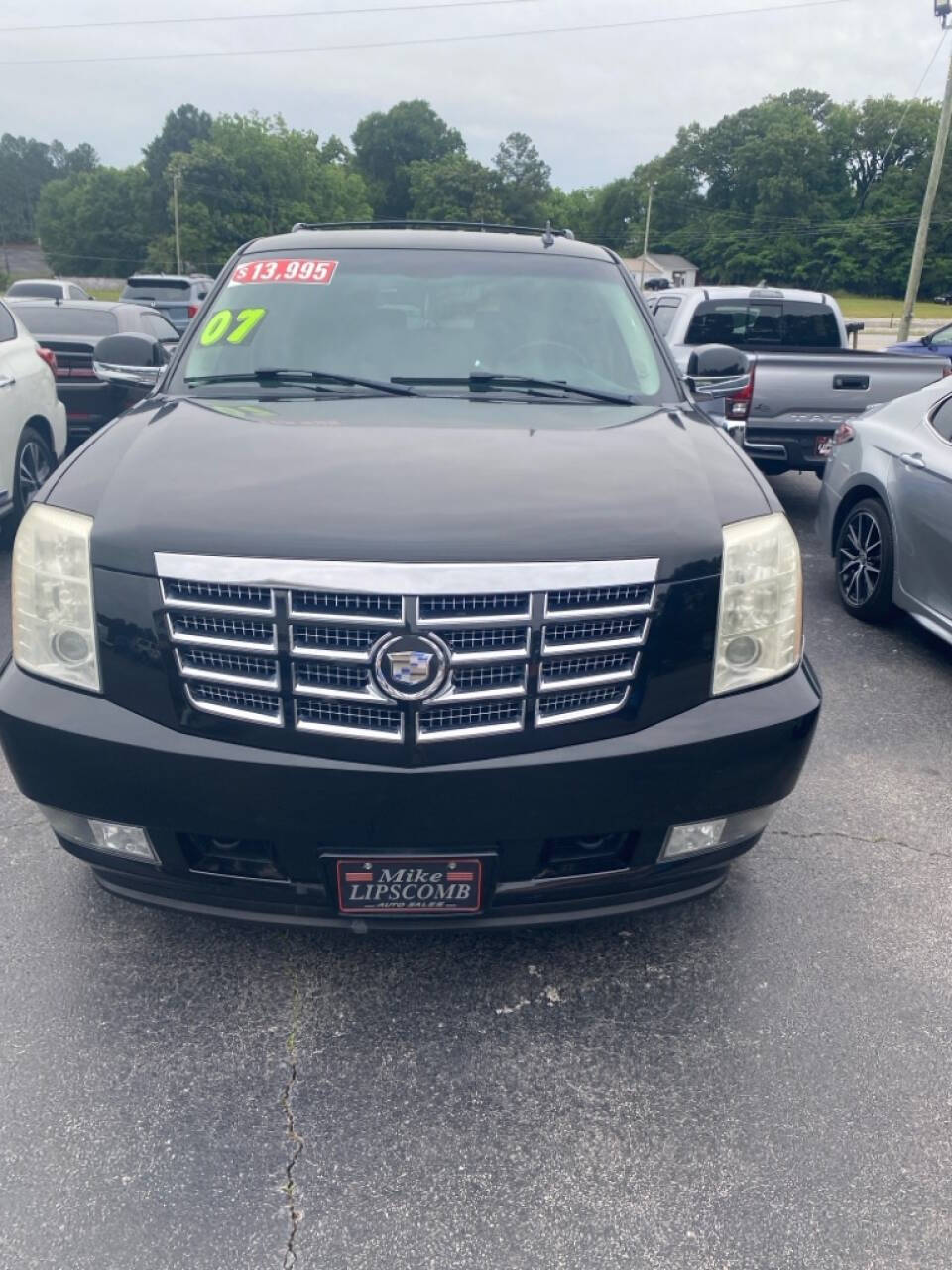 Black 2007 Cadillac Escalade Base AWD 4dr SUV 2