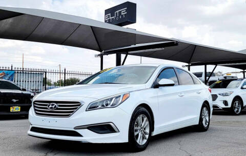 2017 Hyundai Sonata for sale at Elite Motors in El Paso TX
