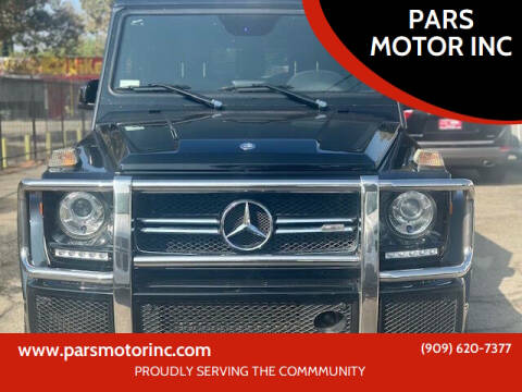 2016 Mercedes-Benz G-Class for sale at PARS MOTOR INC in Pomona CA