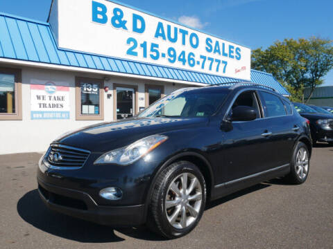 2011 Infiniti EX35 for sale at B & D Auto Sales Inc. in Fairless Hills PA