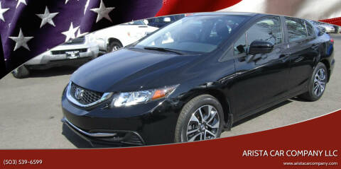 2015 Honda Civic for sale at ARISTA CAR COMPANY LLC in Portland OR