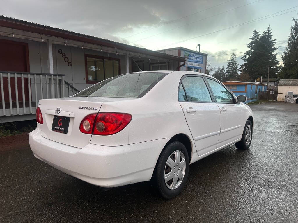 2005 Toyota Corolla for sale at Cascade Motors in Olympia, WA