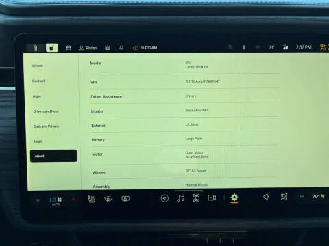 2022 Rivian R1T Launch Edition