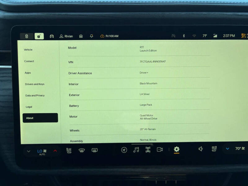 2022 Rivian R1T Launch Edition