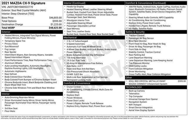 2021 Mazda CX-9 Signature's photo