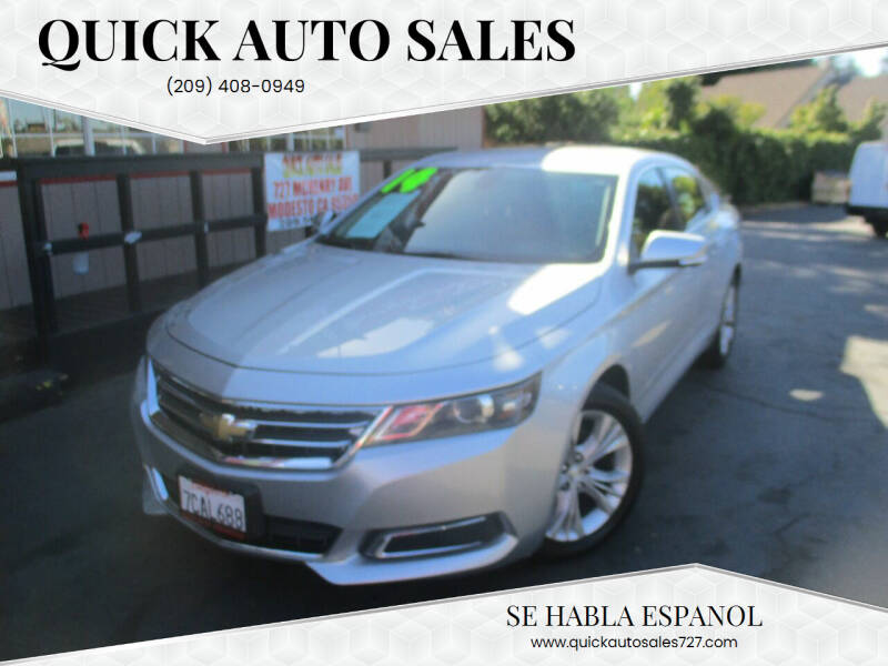 2014 Chevrolet Impala for sale at Quick Auto Sales in Modesto CA