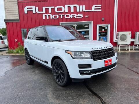 2017 Land Rover Range Rover for sale at AUTOMILE MOTORS in Saco ME