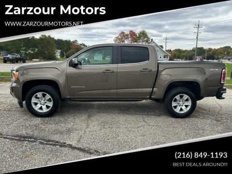 2016 GMC Canyon for sale at Zarzour Motors in Chesterland OH