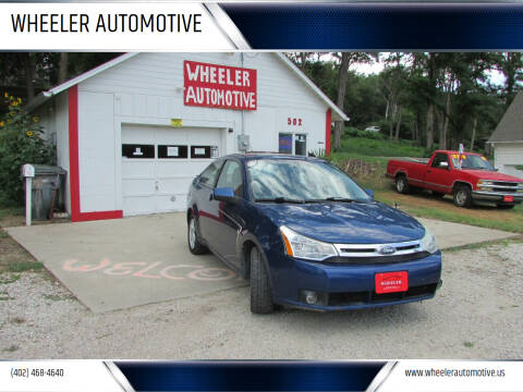 2008 Ford Focus for sale at WHEELER AUTOMOTIVE in Fort Calhoun NE