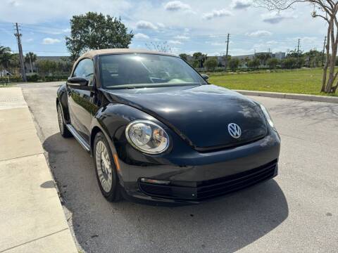 2014 Volkswagen Beetle Convertible for sale at S-Line Motors in Pompano Beach FL