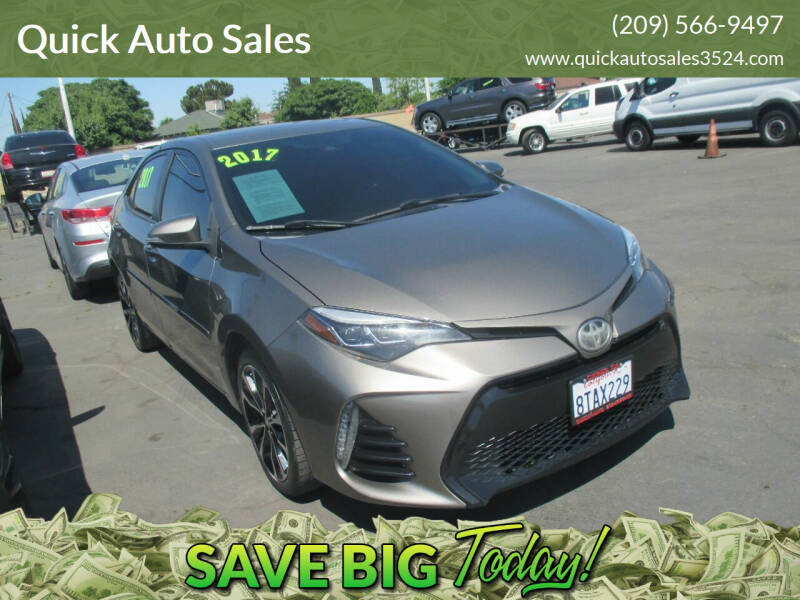 2017 Toyota Corolla for sale at Quick Auto Sales in Ceres CA