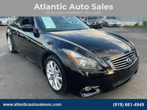 2011 Infiniti G37 Convertible for sale at Atlantic Auto Sales in Garner NC