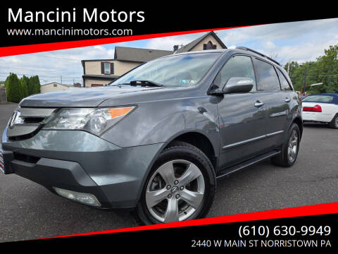 2009 Acura MDX for sale at Mancini Motors in Norristown PA