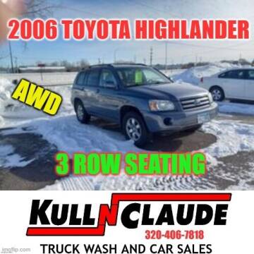 2006 Toyota Highlander for sale at Kull N Claude Auto Sales in Saint Cloud MN